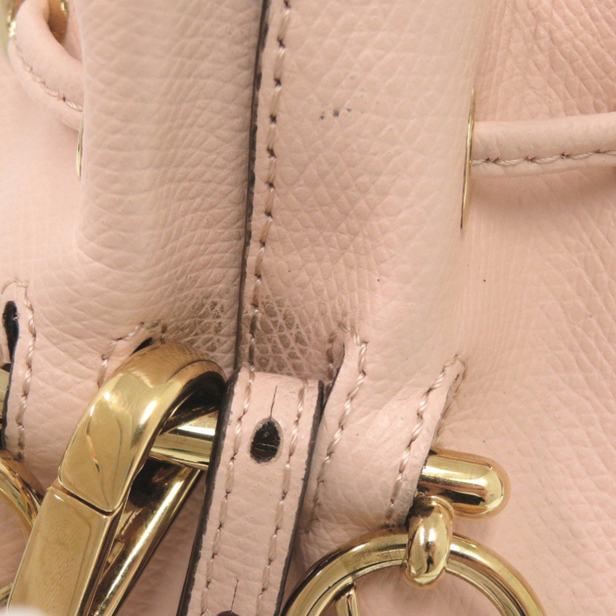 Fendi Fendi Montresor Mini 8BS010 Leather Pink 2-Way Handbag 0267 FENDI Size ONE SIZE - 8 Thumbnail