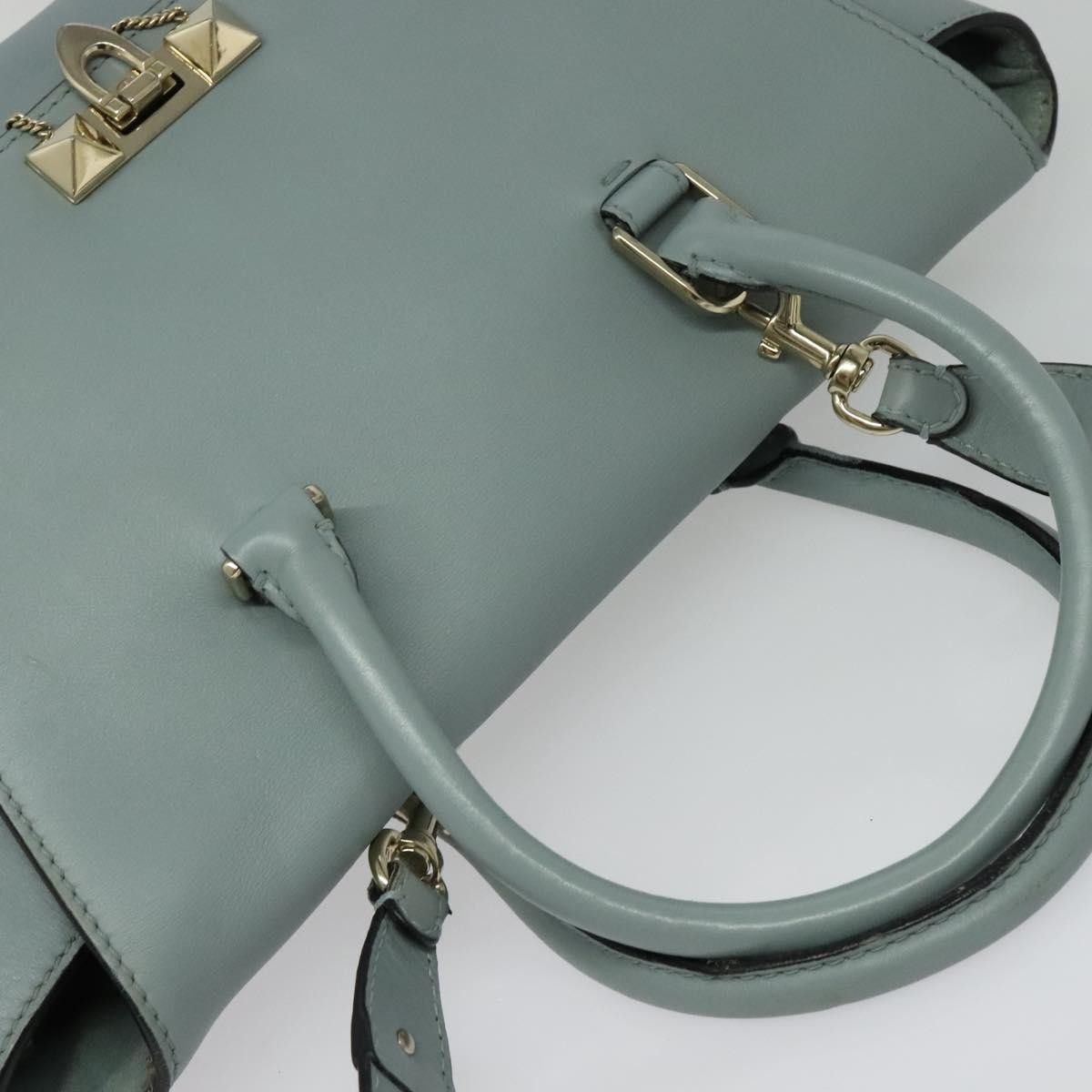 Valentino Valentino Garavani Demilune Flap Satchel Leather Size ONE SIZE - 17 Thumbnail