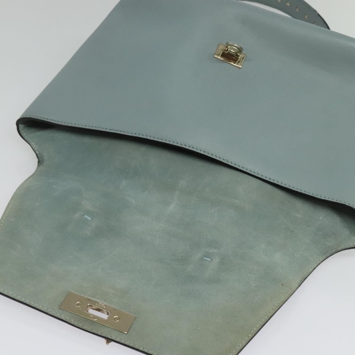 Valentino Valentino Garavani Demilune Flap Satchel Leather Size ONE SIZE - 19 Thumbnail