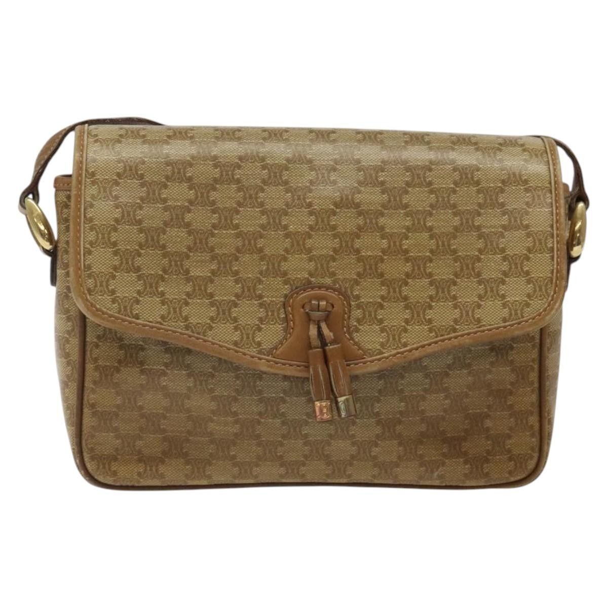 Celine Celine Vintage Macadam Shoulder Bag Canvas Size ONE SIZE - 18 Thumbnail