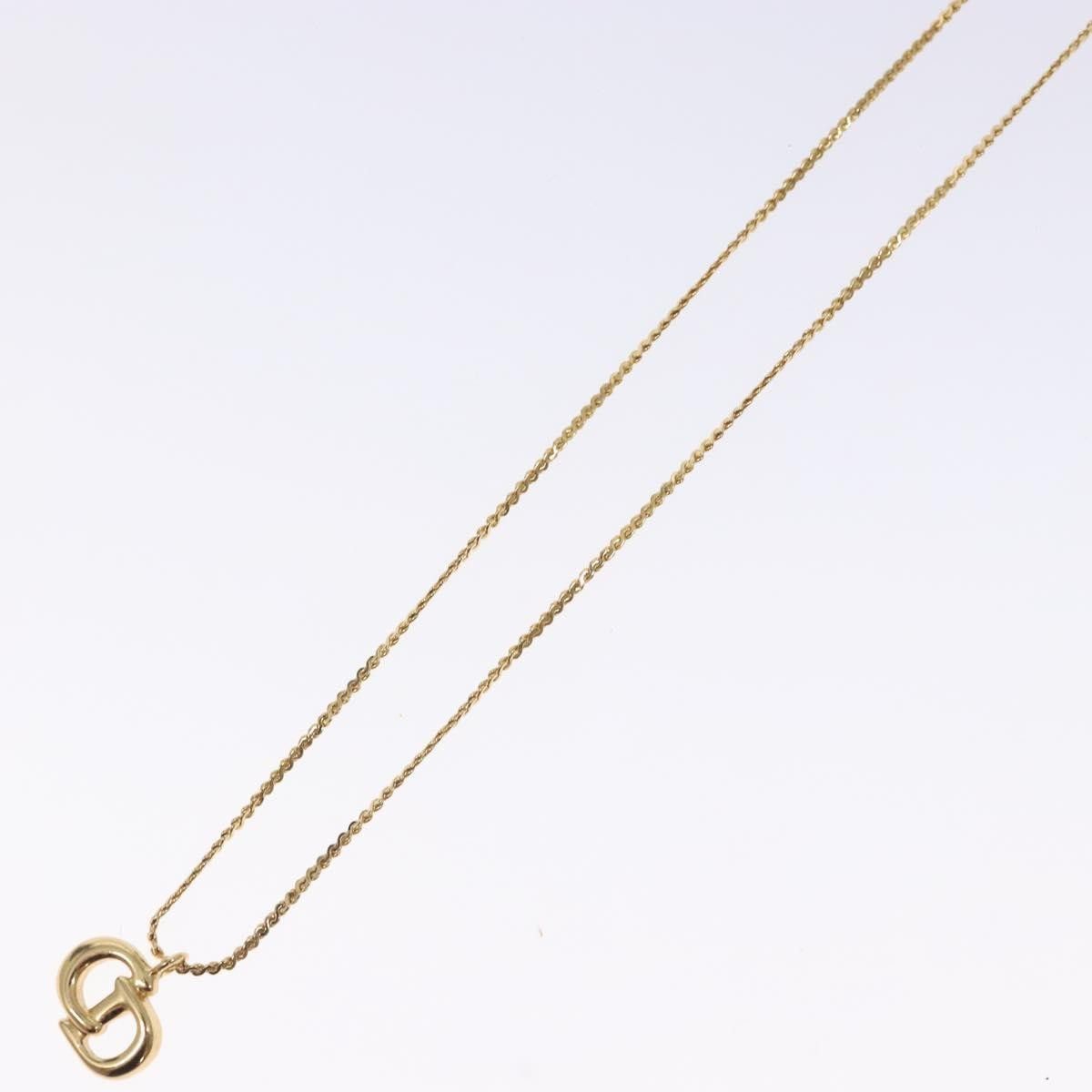 Dior Christian Dior CD Pendant Necklace Gold-plated Size ONE SIZE - 9 Thumbnail