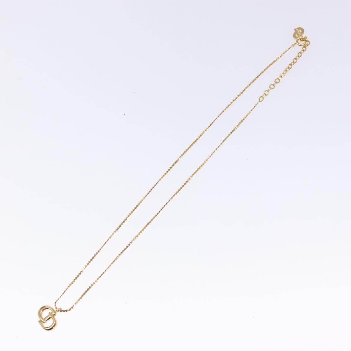 Dior Christian Dior CD Pendant Necklace Gold-plated Size ONE SIZE - 2 Thumbnail