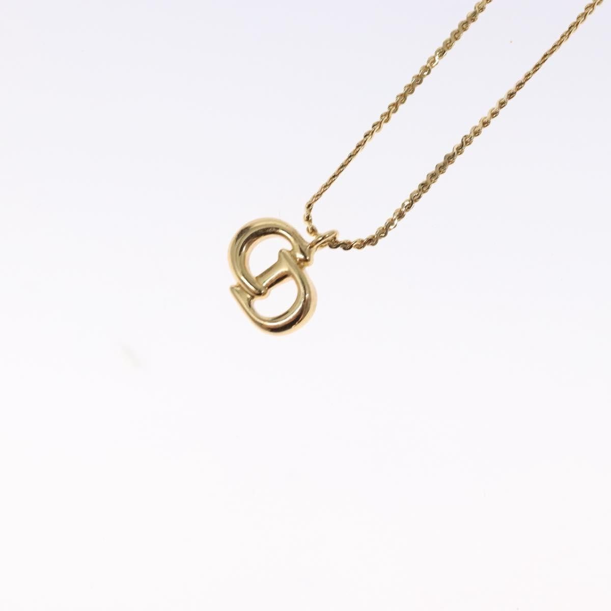 Dior Christian Dior CD Pendant Necklace Gold-plated Size ONE SIZE - 3 Thumbnail