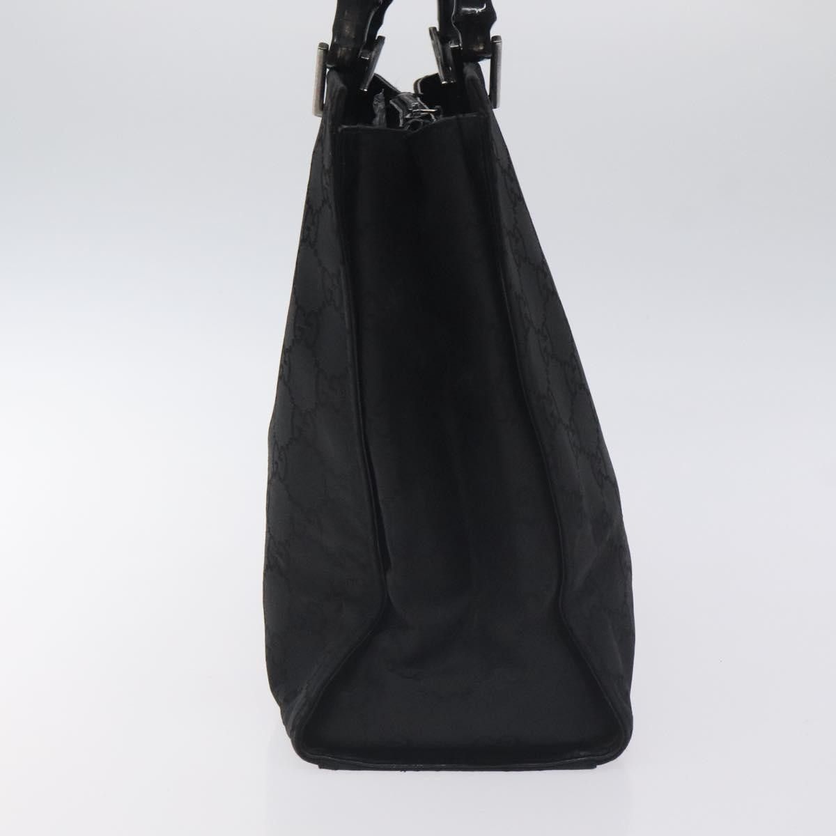 Gucci Gucci Vintage Bamboo Handle Tote GG Nylon Size ONE SIZE - 3 Thumbnail