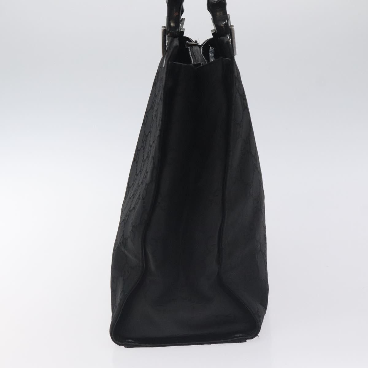 Gucci Gucci Vintage Bamboo Handle Tote GG Nylon Size ONE SIZE - 4 Thumbnail