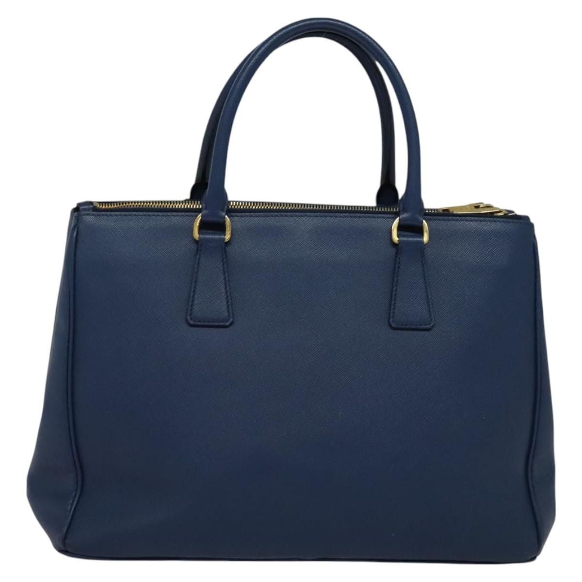 Prada Prada Front Pocket Double Zip Lux Tote Saffiano Leather Size ONE SIZE - 2 Thumbnail