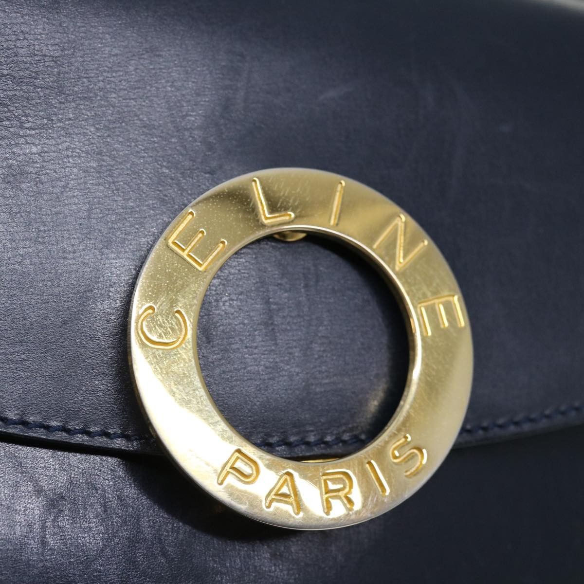 Celine Celine Vintage Circle Logo Crossbody Bag Leather Size ONE SIZE - 12 Thumbnail