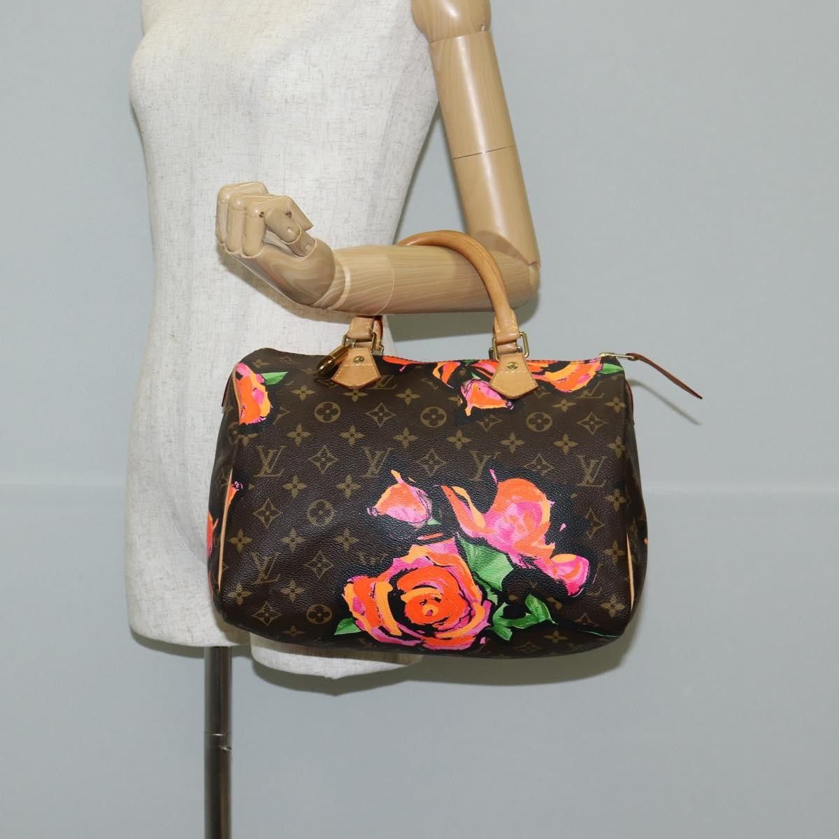 Louis Vuitton Louis Vuitton Speedy Handbag Limited Edition Monogram Roses Size ONE SIZE - 16 Thumbnail