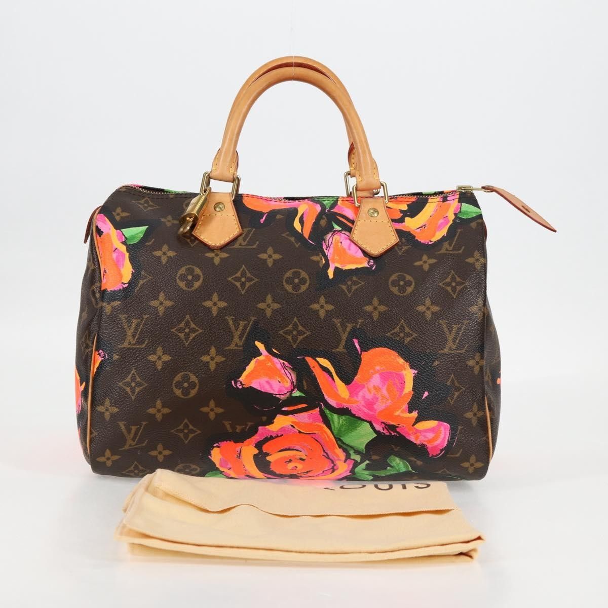 Louis Vuitton Louis Vuitton Speedy Handbag Limited Edition Monogram Roses Size ONE SIZE - 15 Thumbnail