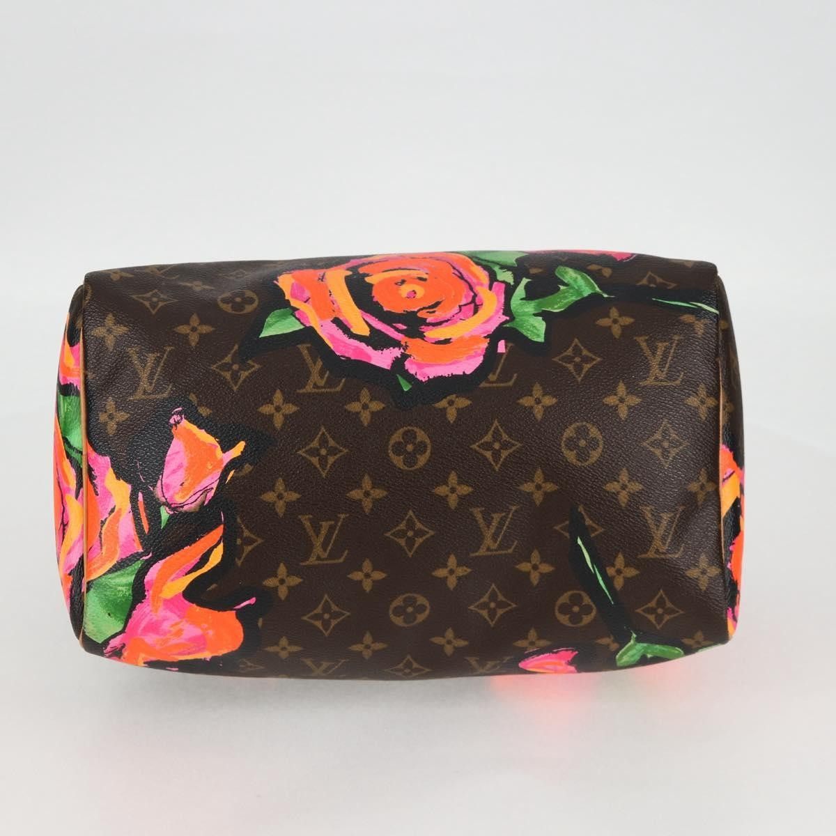 Louis Vuitton Louis Vuitton Speedy Handbag Limited Edition Monogram Roses Size ONE SIZE - 17 Thumbnail