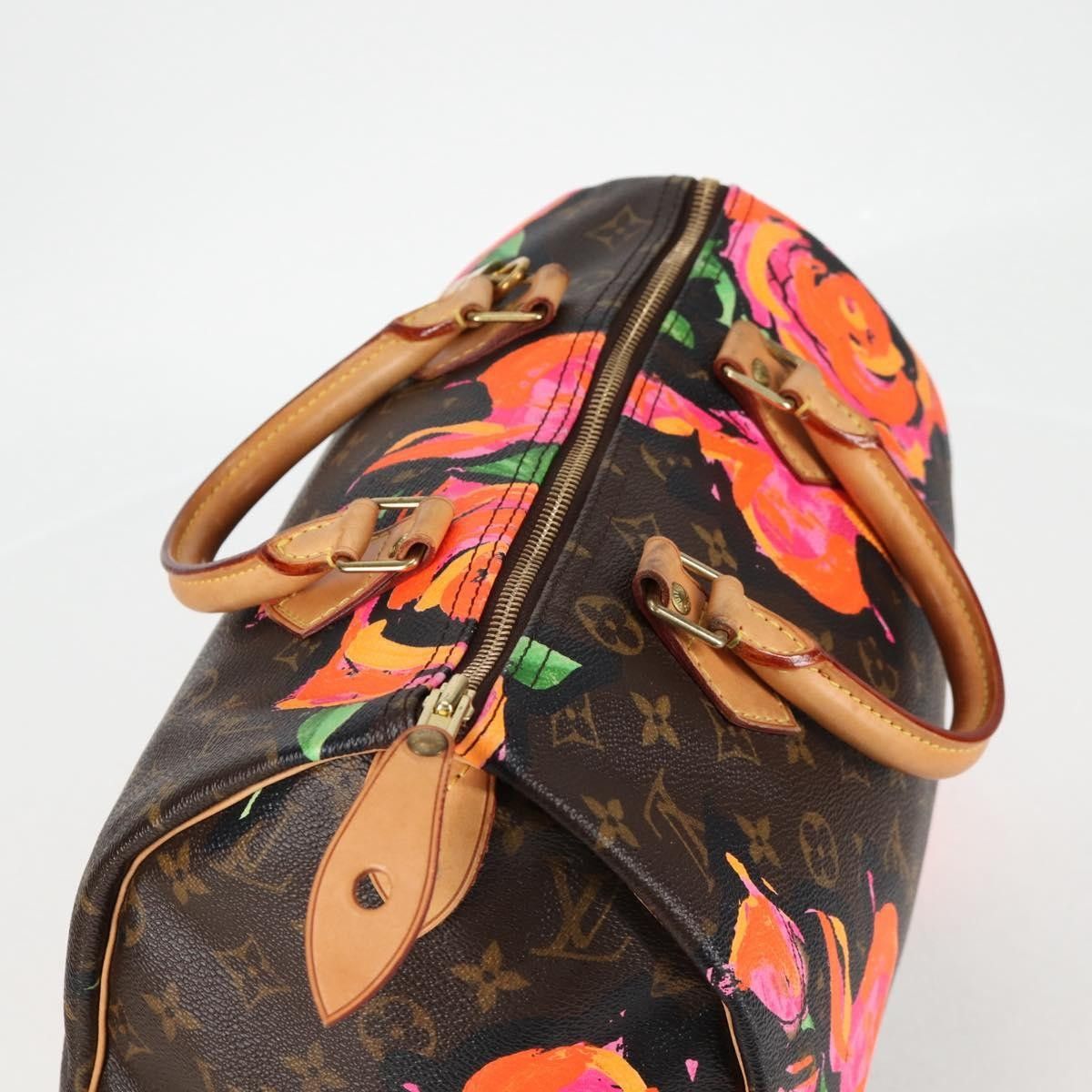 Louis Vuitton Louis Vuitton Speedy Handbag Limited Edition Monogram Roses Size ONE SIZE - 18 Thumbnail