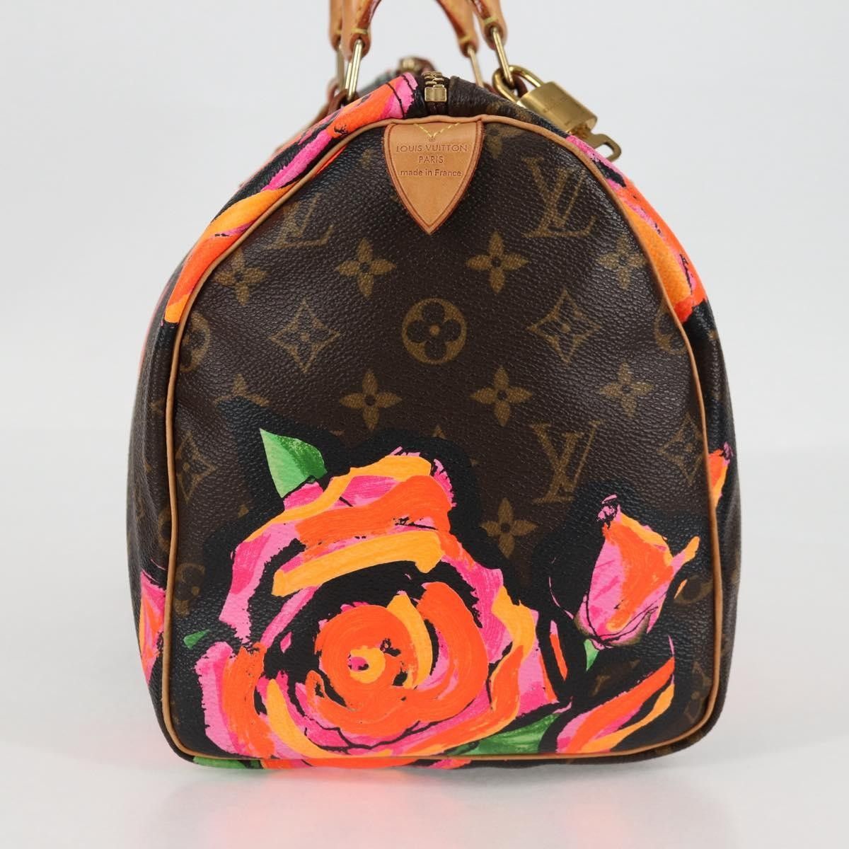 Louis Vuitton Louis Vuitton Speedy Handbag Limited Edition Monogram Roses Size ONE SIZE - 3 Thumbnail