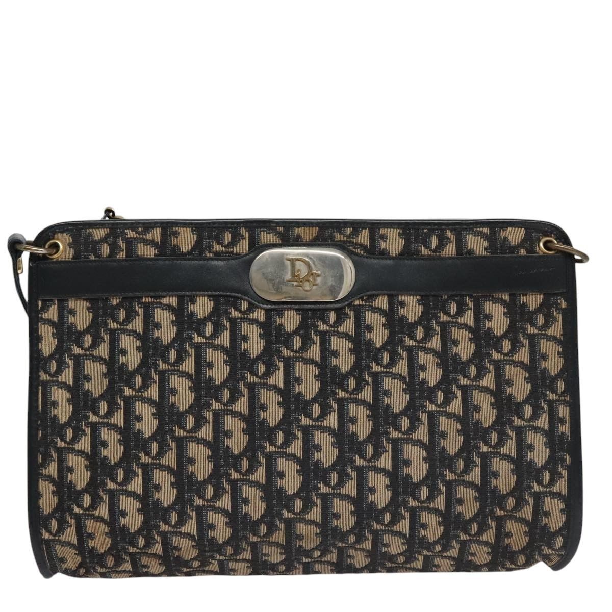 Dior Christian Dior Vintage Trotter Shoulder Bag Canvas Size ONE SIZE - 14 Thumbnail