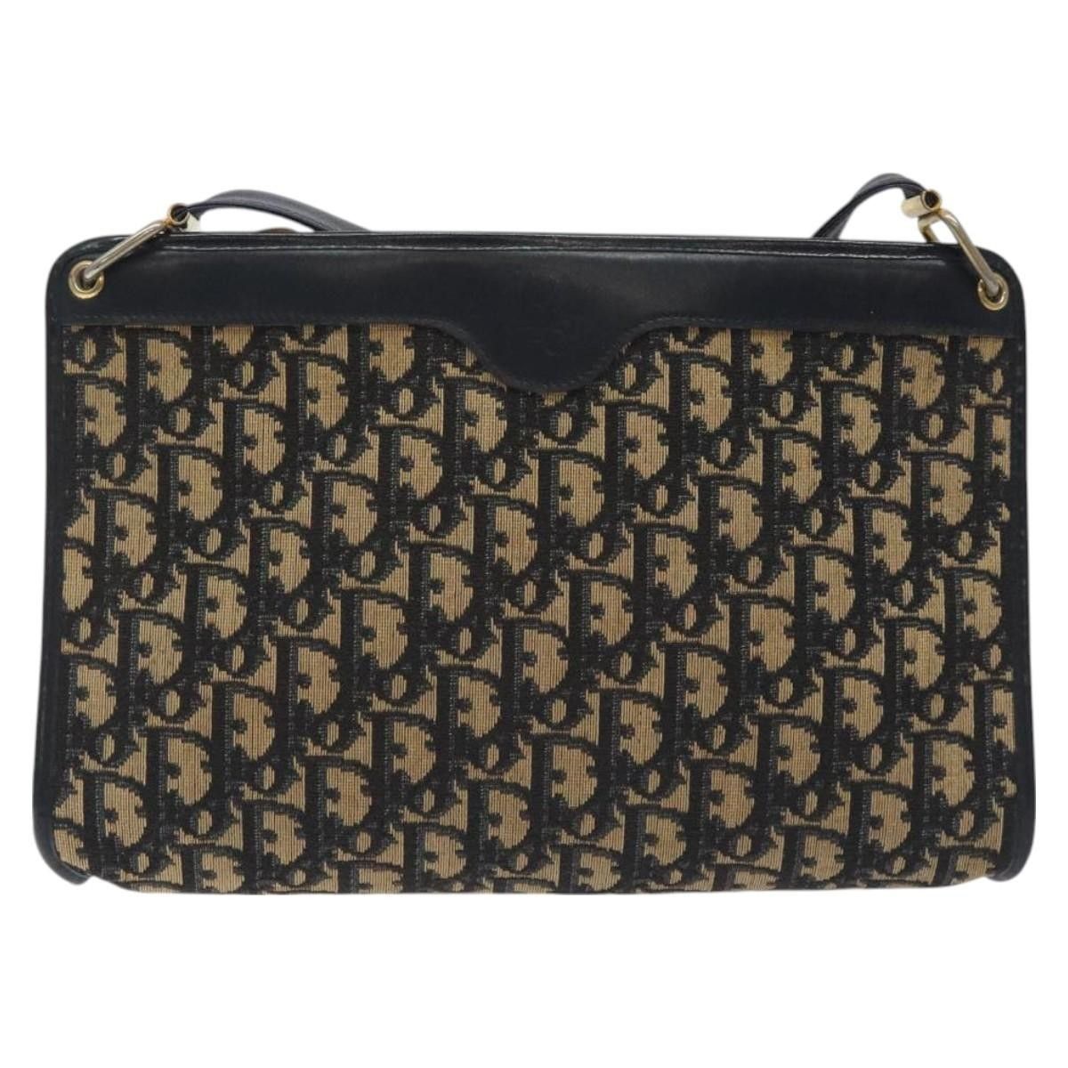 Dior Christian Dior Vintage Trotter Shoulder Bag Canvas Size ONE SIZE - 15 Thumbnail