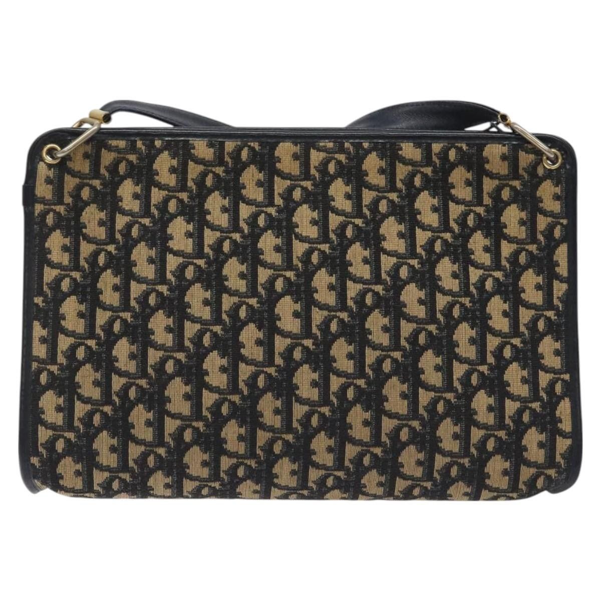 Dior Christian Dior Vintage Trotter Shoulder Bag Canvas Size ONE SIZE - 2 Thumbnail