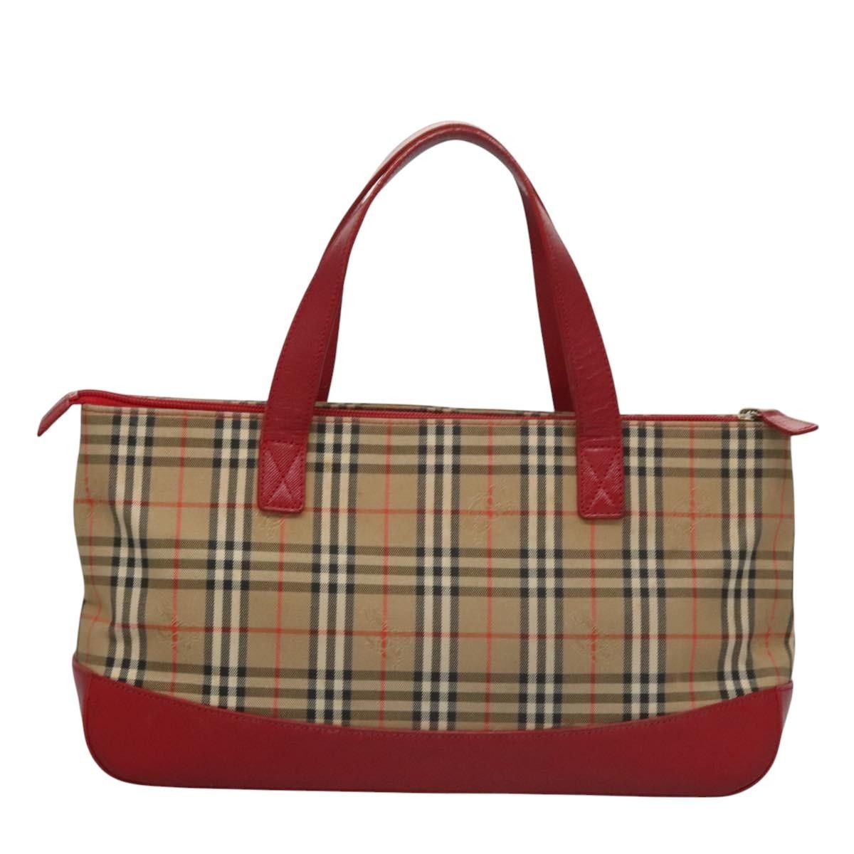 Burberry Burberry Nova Check Handbag Nova Check Canvas Size ONE SIZE - 2 Thumbnail