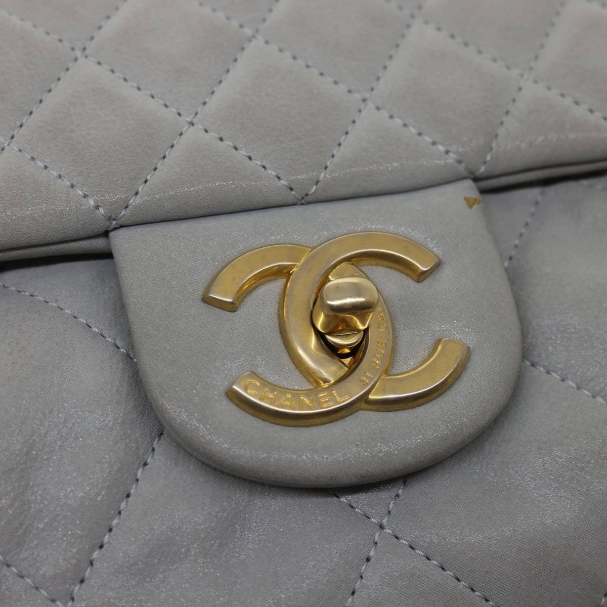 Chanel Chanel Coco Pleats Flap Bag Quilted Calfskin Size ONE SIZE - 19 Thumbnail