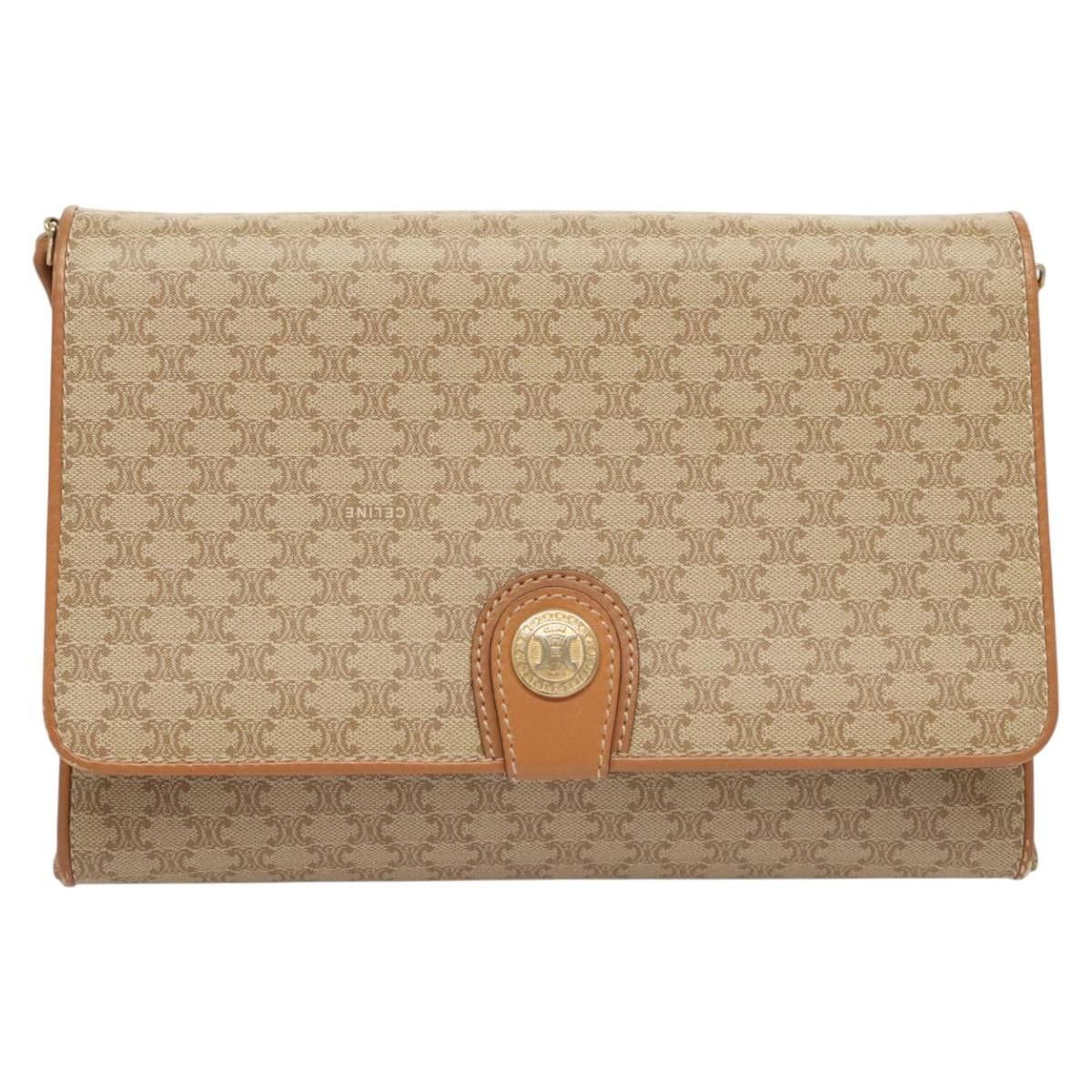 Celine Celine Vintage Macadam Shoulder Bag Canvas Size ONE SIZE - 18 Thumbnail