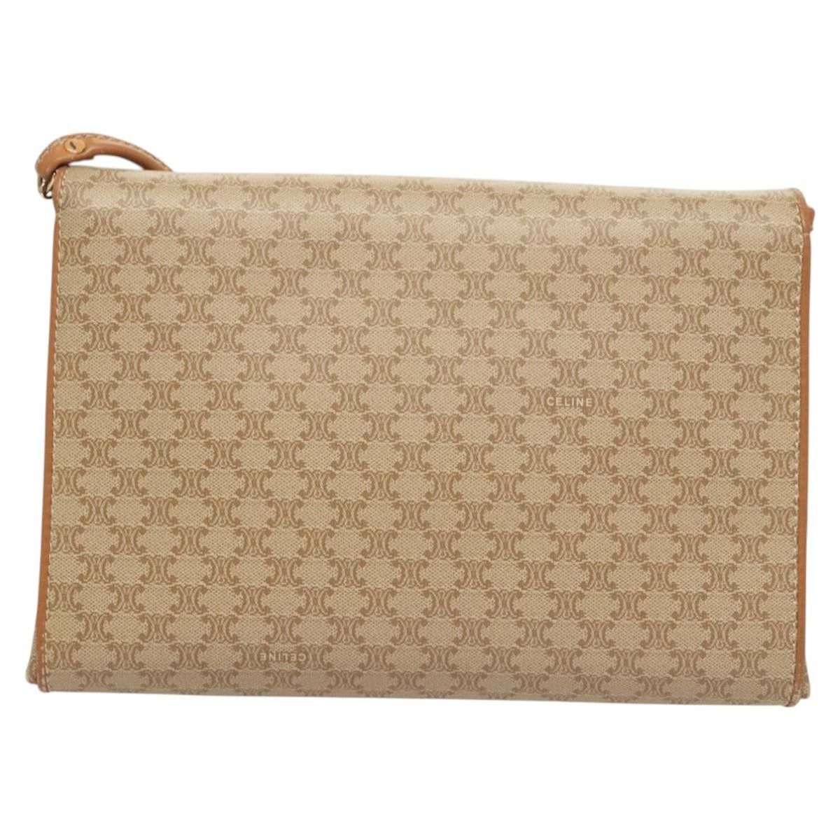 Celine Celine Vintage Macadam Shoulder Bag Canvas Size ONE SIZE - 2 Thumbnail