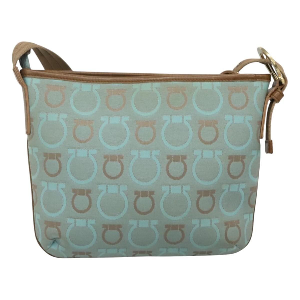 Salvatore Ferragamo Salvatore Ferragamo Gancini Shoulder Bag Canvas Size ONE SIZE - 3 Thumbnail