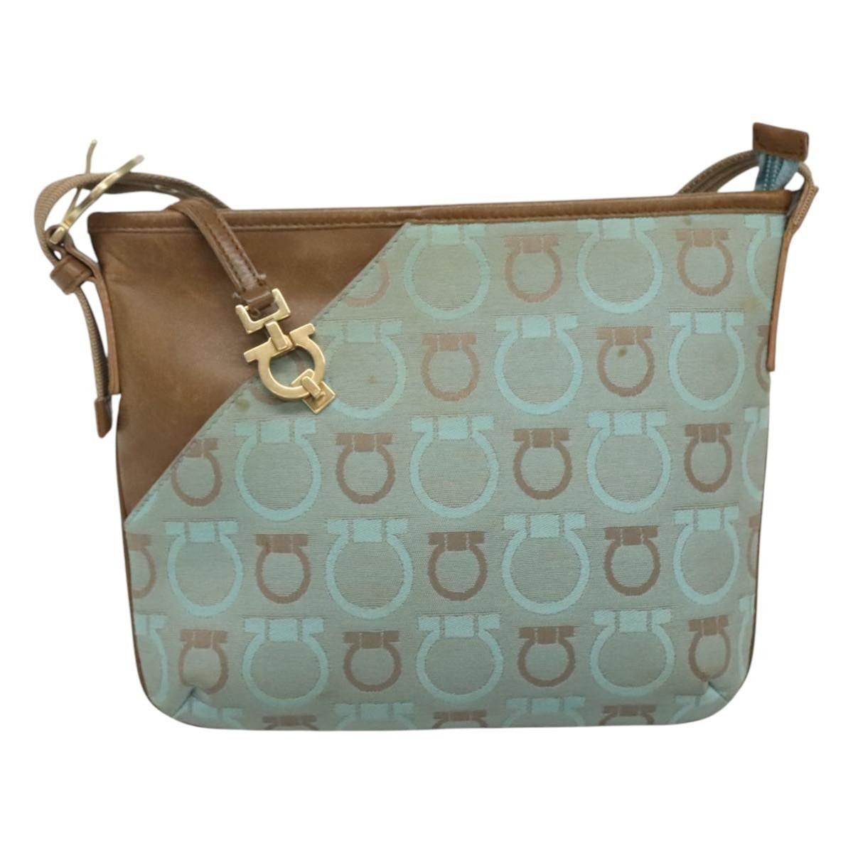 Salvatore Ferragamo Salvatore Ferragamo Gancini Shoulder Bag Canvas Size ONE SIZE - 2 Thumbnail