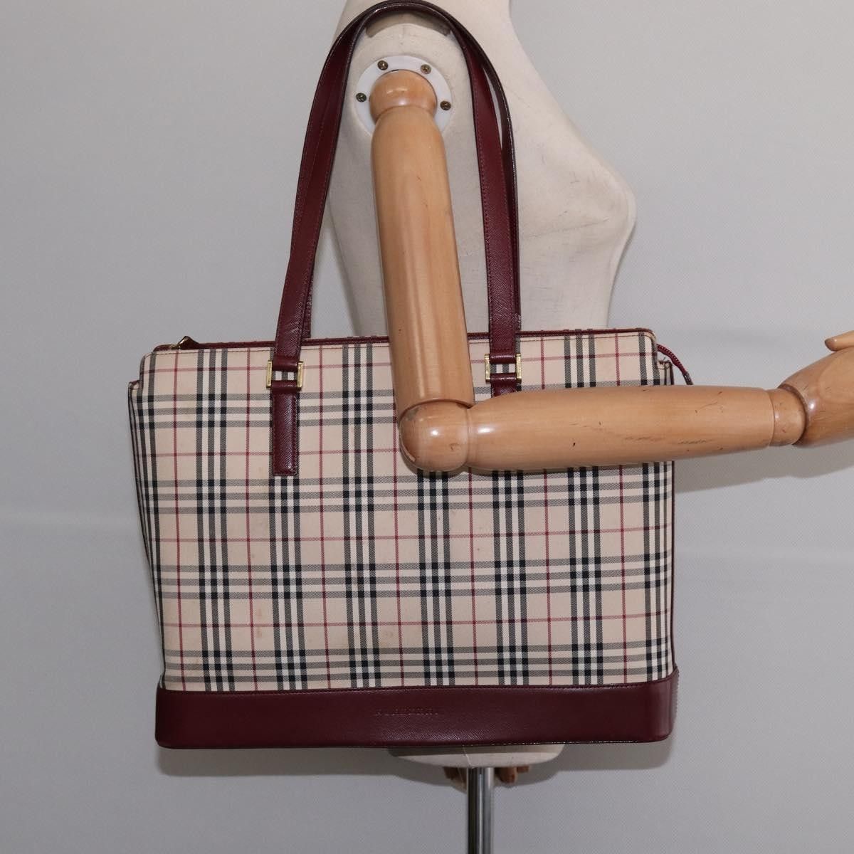 Burberry Burberry Nova Check Tote canvas check pattern Size ONE SIZE - 13 Thumbnail