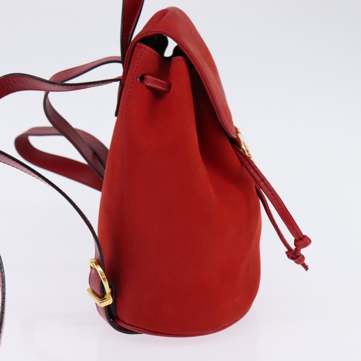 Salvatore Ferragamo Salvatore Ferragamo Gancini Flap Drawstring Backpack Leather Size ONE SIZE - 4 Thumbnail