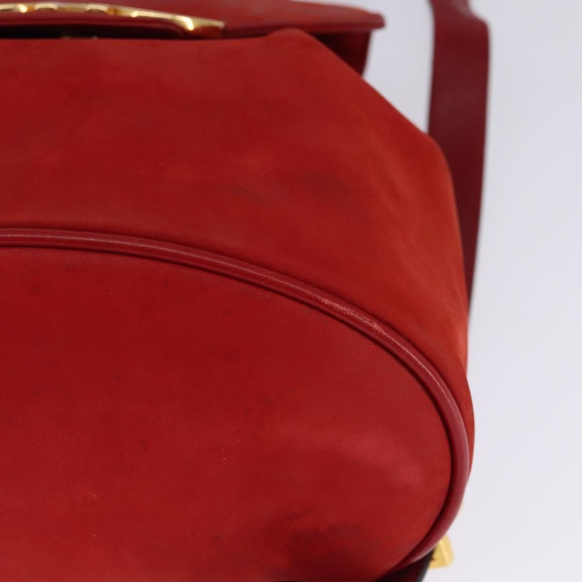 Salvatore Ferragamo Salvatore Ferragamo Gancini Flap Drawstring Backpack Leather Size ONE SIZE - 9 Thumbnail