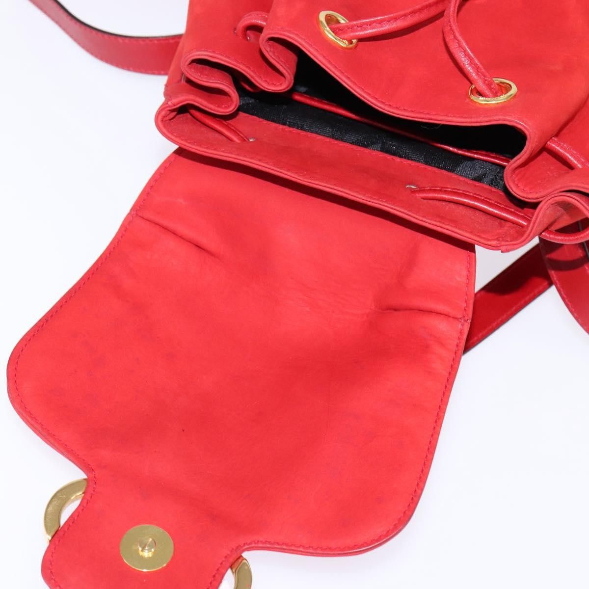 Salvatore Ferragamo Salvatore Ferragamo Gancini Flap Drawstring Backpack Leather Size ONE SIZE - 13 Thumbnail