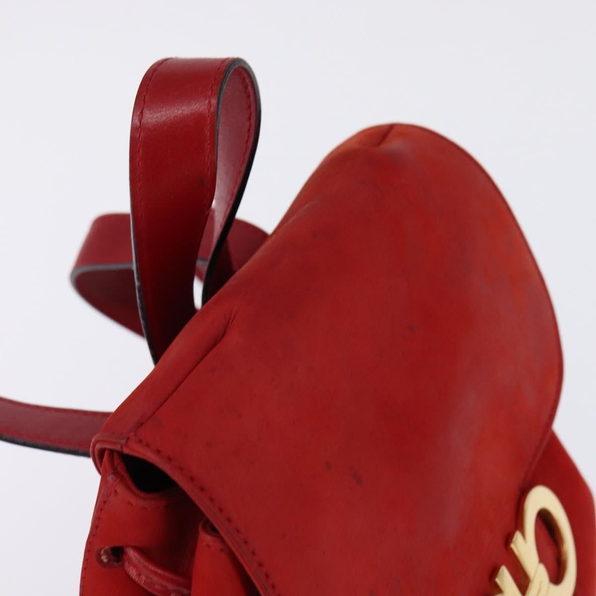 Salvatore Ferragamo Salvatore Ferragamo Gancini Flap Drawstring Backpack Leather Size ONE SIZE - 7 Thumbnail