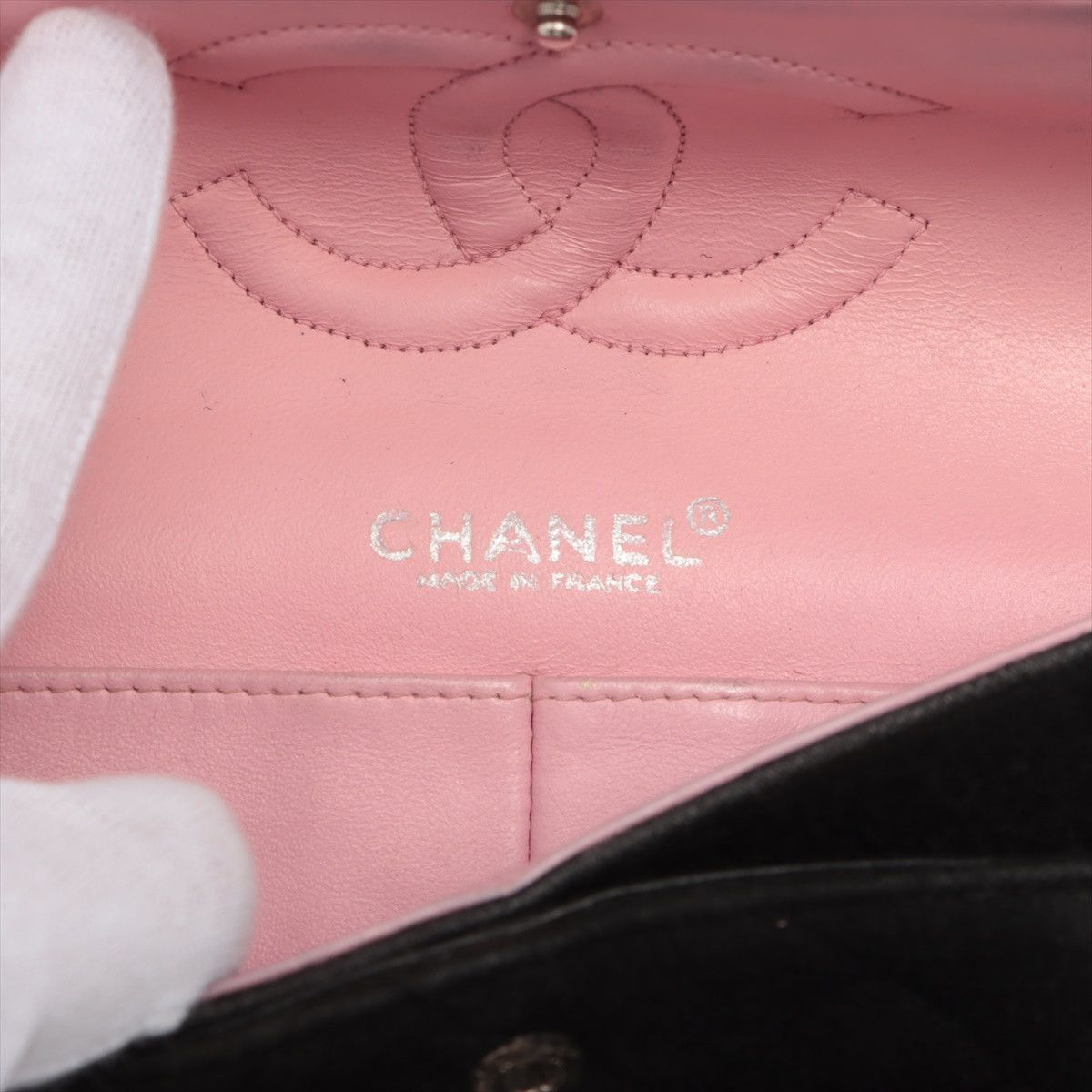 Chanel Chanel Timeless - Classic Double Flap Bag Woven Textile Size ONE SIZE - 4 Thumbnail