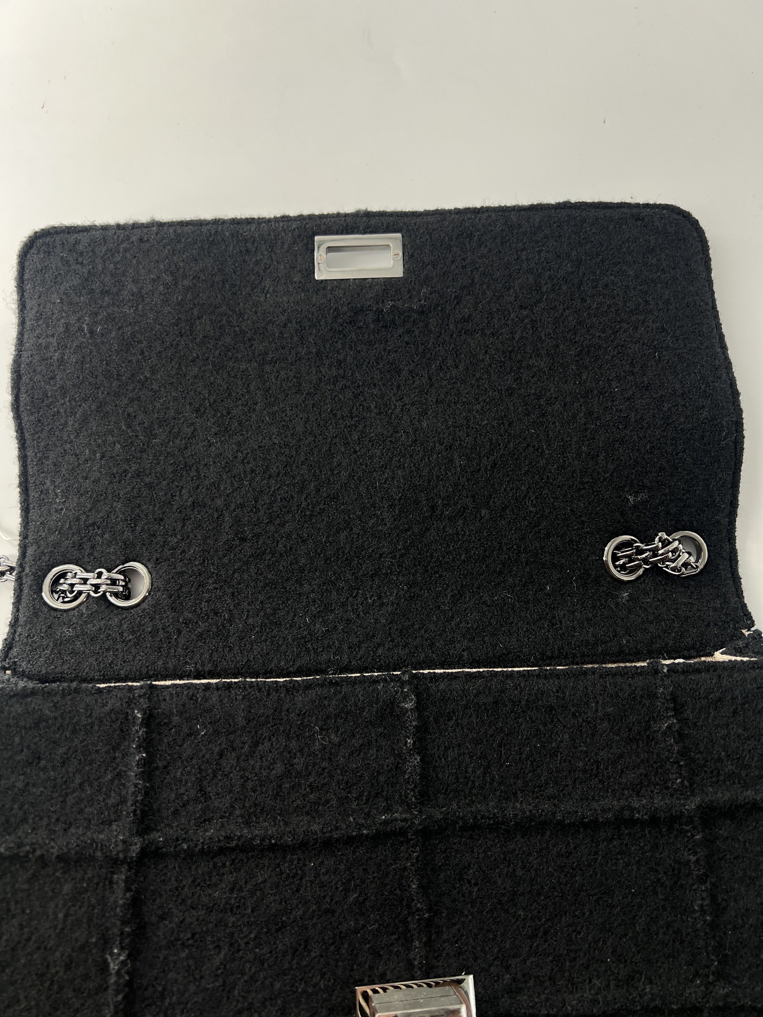 Chanel Chanel Timeless - Classic Double Flap Bag Quilted Tweed Size ONE SIZE - 4 Thumbnail