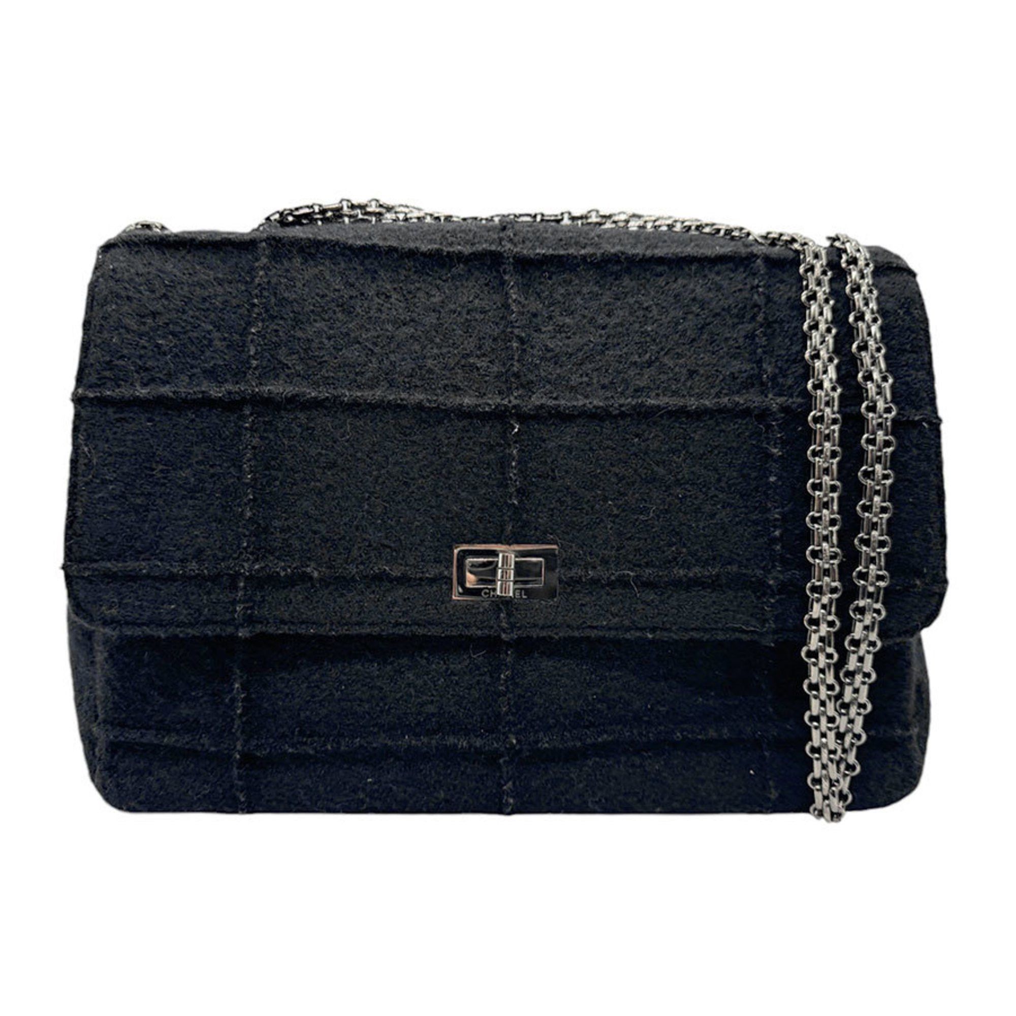 Chanel Chanel Timeless - Classic Double Flap Bag Quilted Tweed Size ONE SIZE - 3 Thumbnail