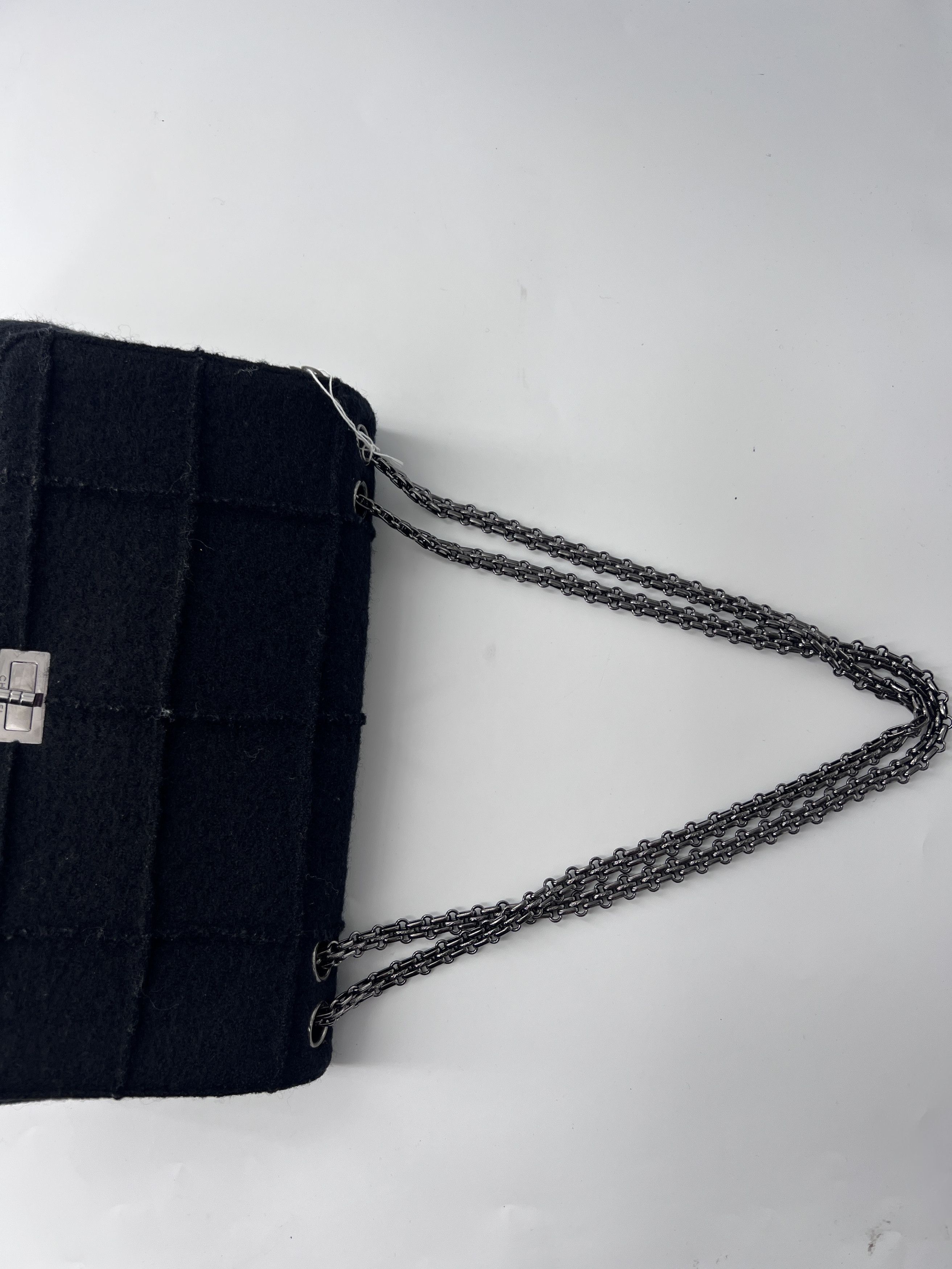 Chanel Chanel Timeless - Classic Double Flap Bag Quilted Tweed Size ONE SIZE - 6 Thumbnail