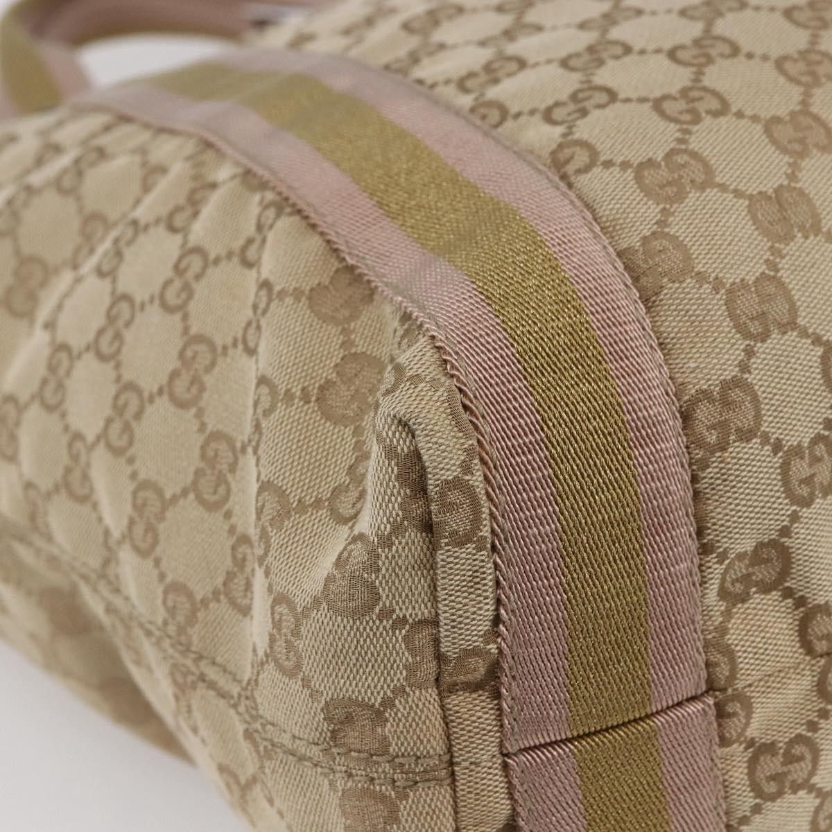 Gucci Gucci Original Web Tote GG Canvas Size ONE SIZE - 10 Thumbnail