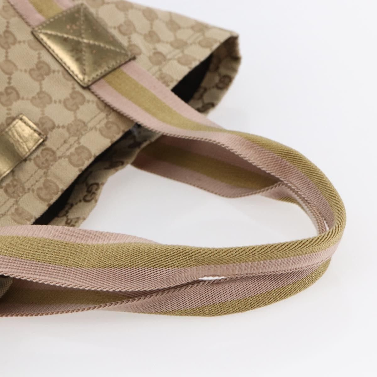Gucci Gucci Original Web Tote GG Canvas Size ONE SIZE - 8 Thumbnail