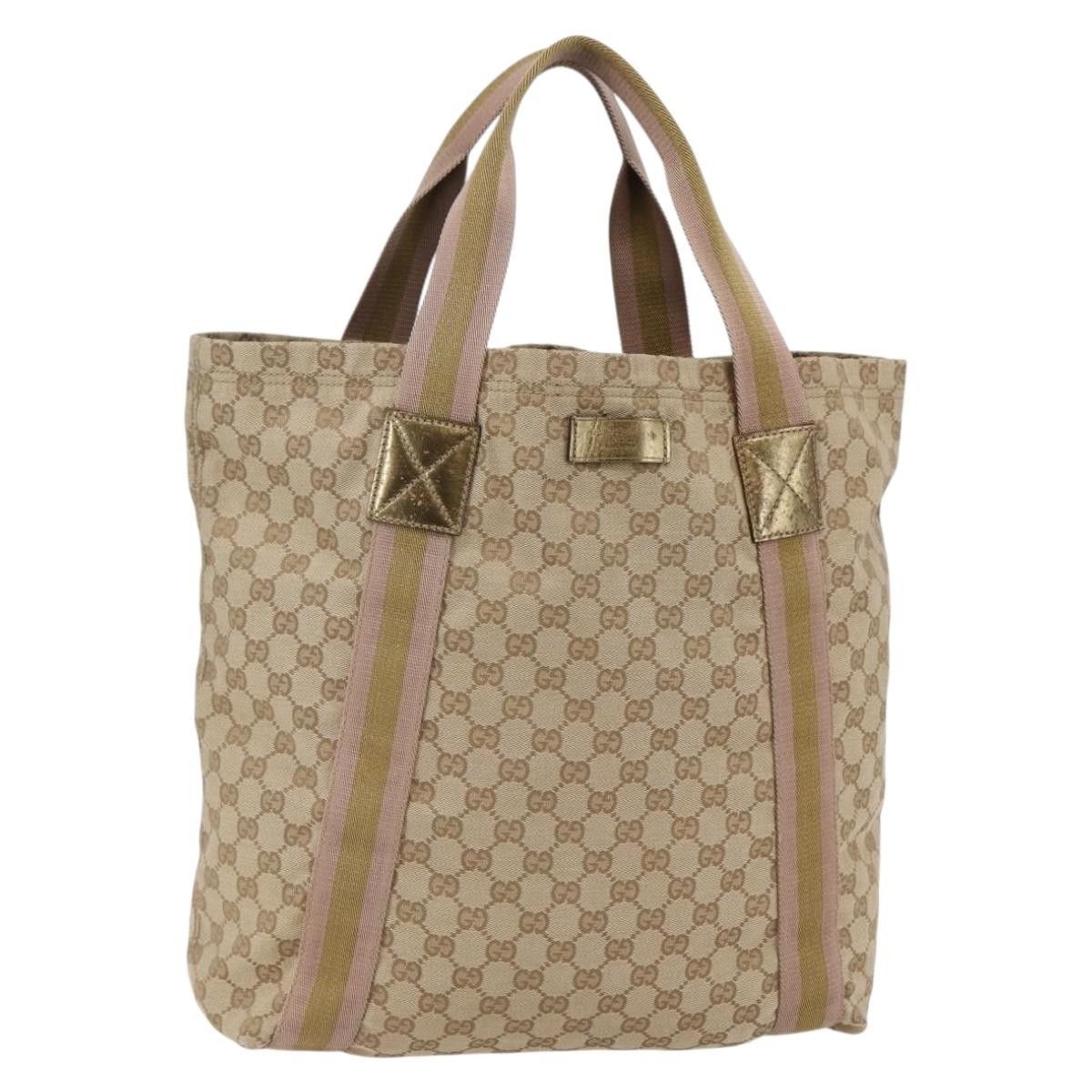 Gucci Gucci Original Web Tote GG Canvas Size ONE SIZE - 19 Thumbnail