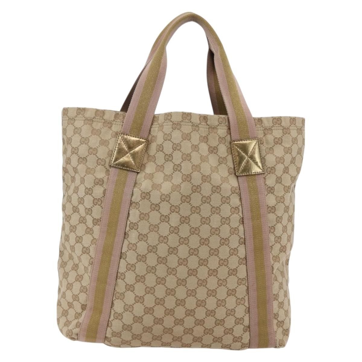 Gucci Gucci Original Web Tote GG Canvas Size ONE SIZE - 2 Thumbnail