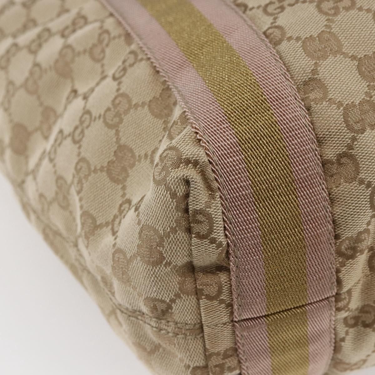 Gucci Gucci Original Web Tote GG Canvas Size ONE SIZE - 12 Thumbnail