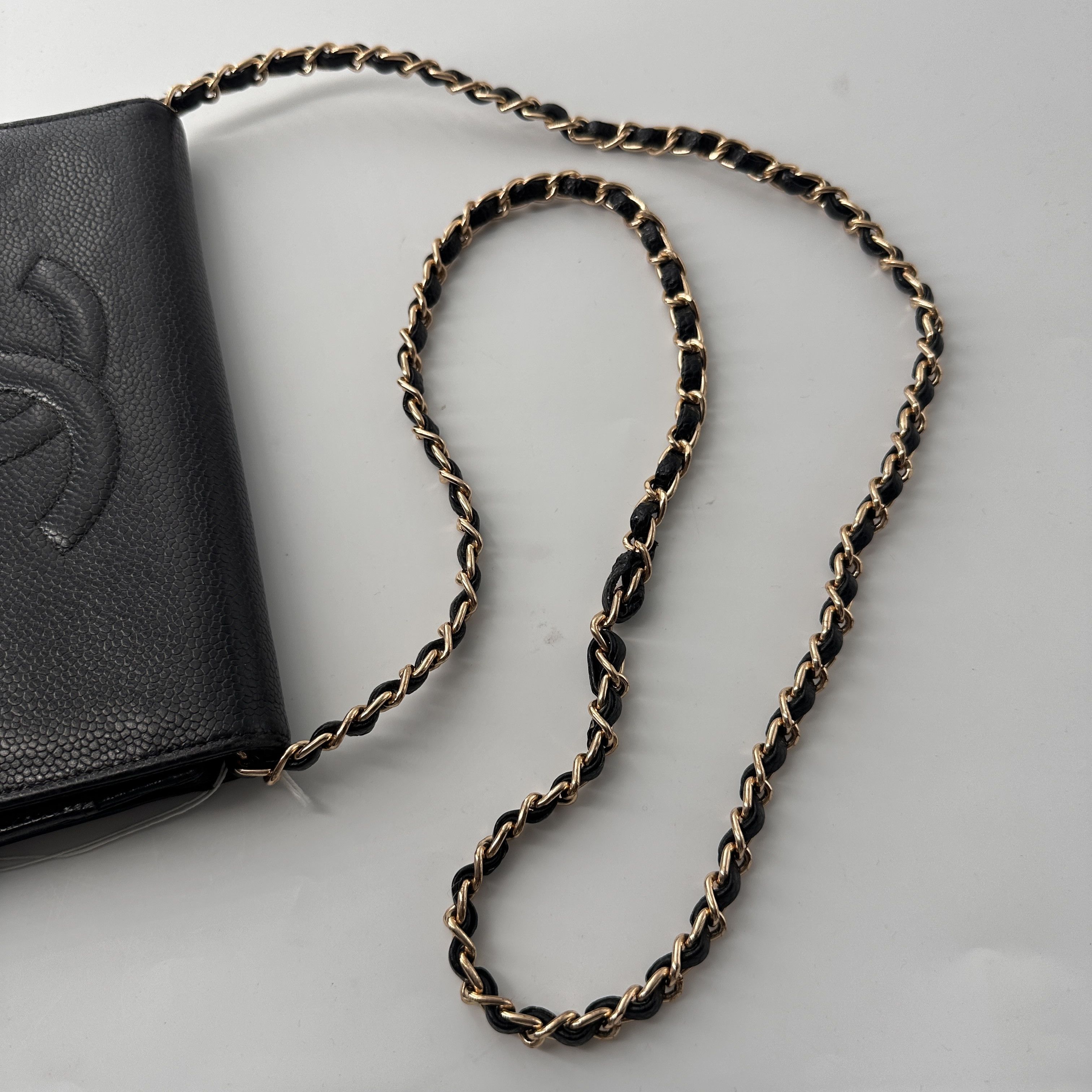 Chanel Chanel Logo Wallet on Chain Leather Size ONE SIZE - 6 Thumbnail