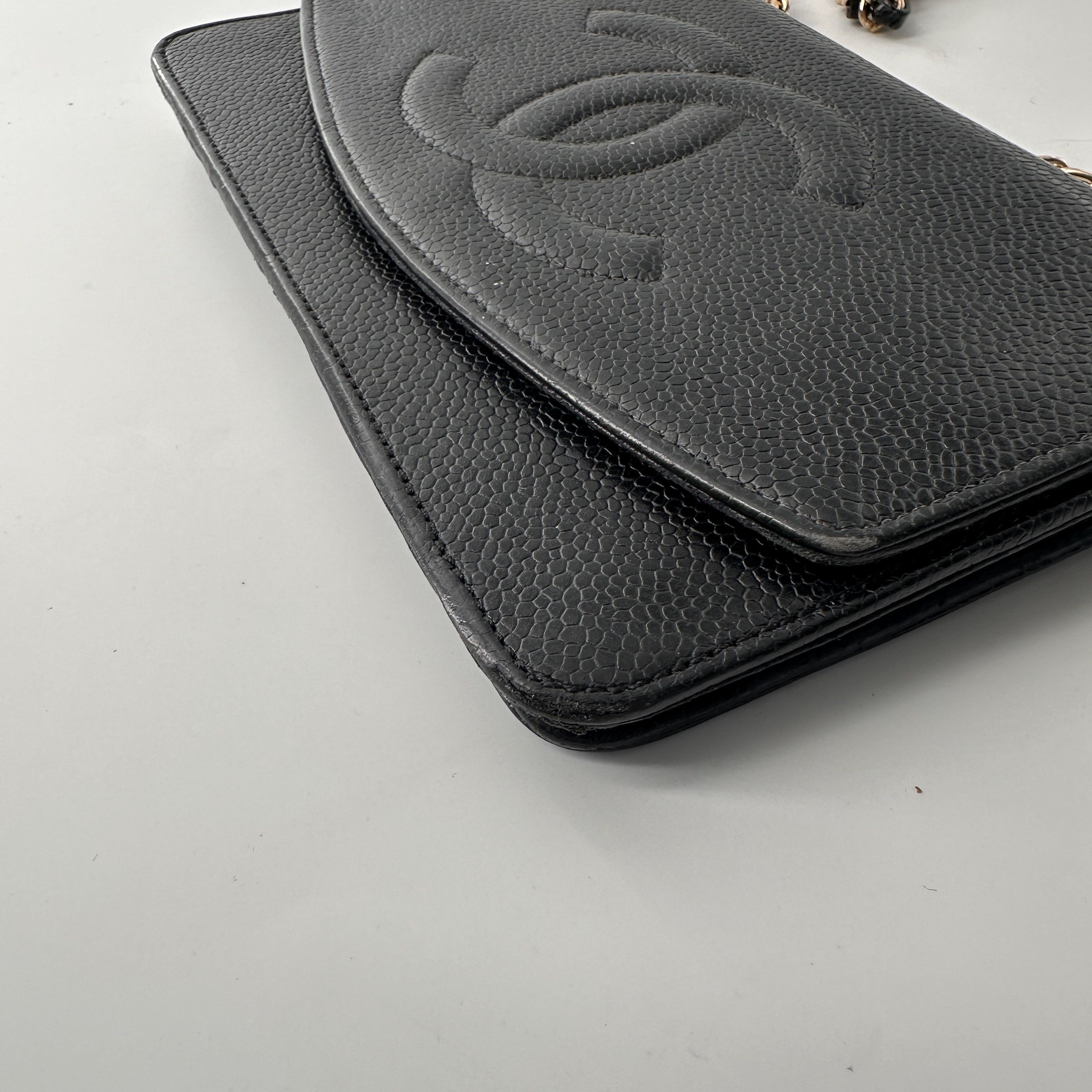 Chanel Chanel Logo Wallet on Chain Leather Size ONE SIZE - 3 Thumbnail