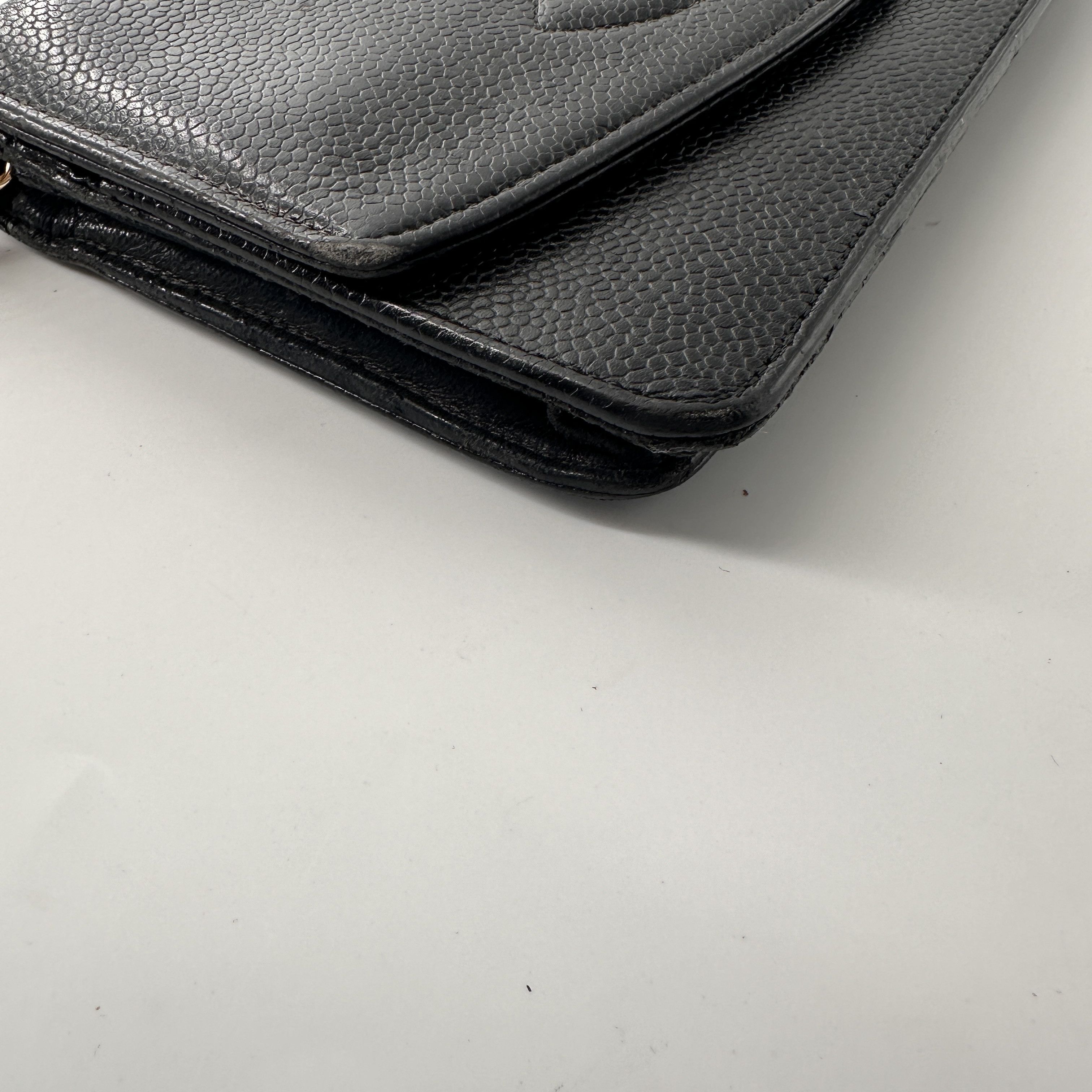 Chanel Chanel Logo Wallet on Chain Leather Size ONE SIZE - 8 Thumbnail