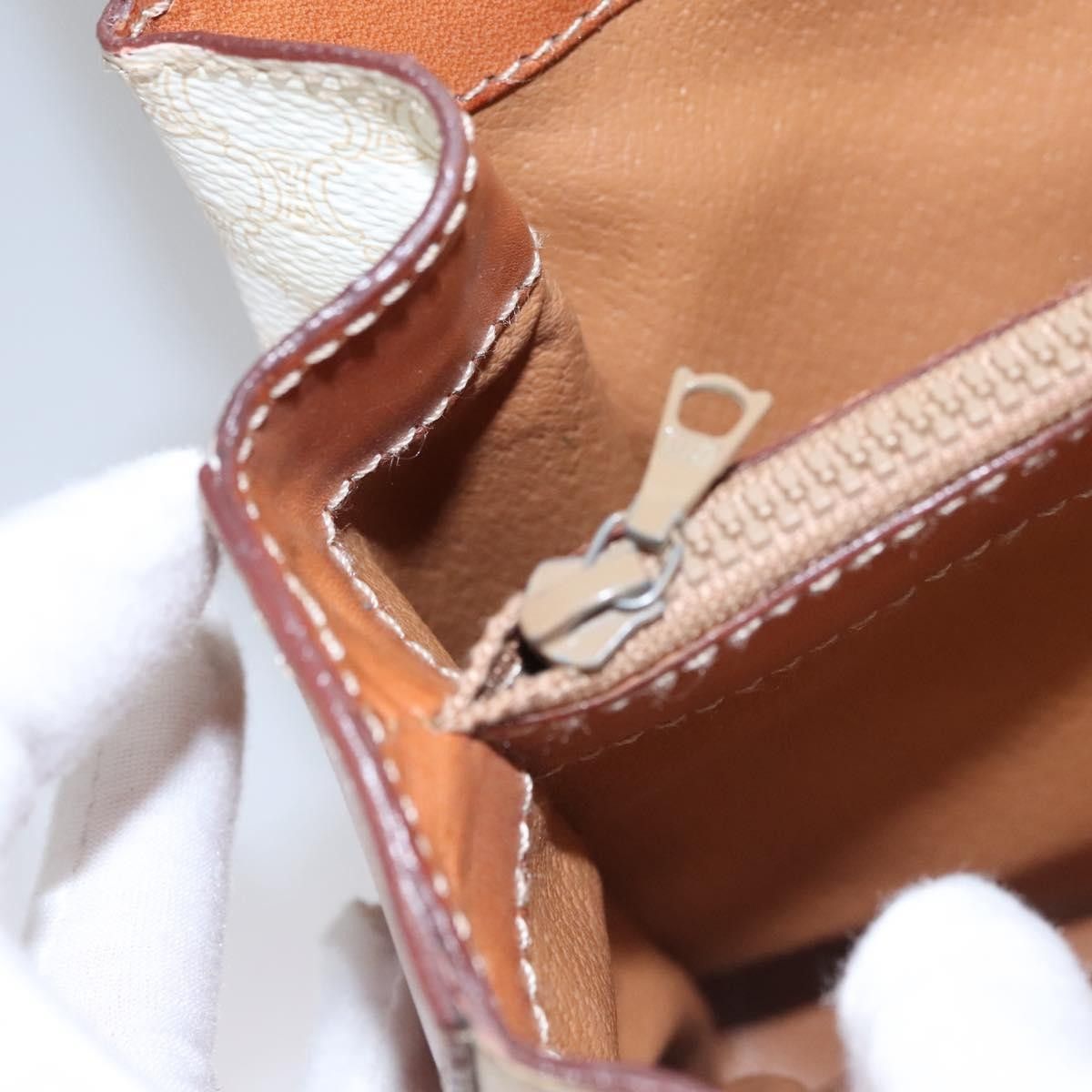 Celine Celine Vintage Convertible Top Handle Bag Macadam Coated Canvas Size ONE SIZE - 24 Thumbnail