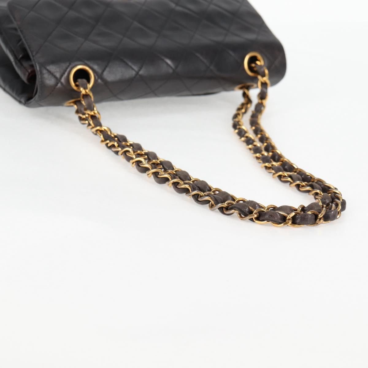 Chanel Chanel Vintage Classic Double Flap Bag Quilted Lambskin Size ONE SIZE - 7 Thumbnail
