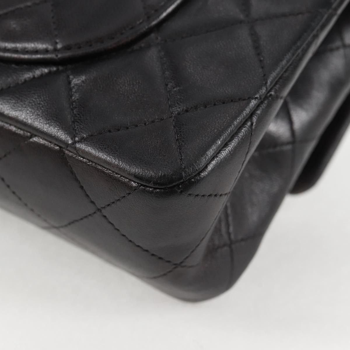 Chanel Chanel Vintage Classic Double Flap Bag Quilted Lambskin Size ONE SIZE - 15 Thumbnail