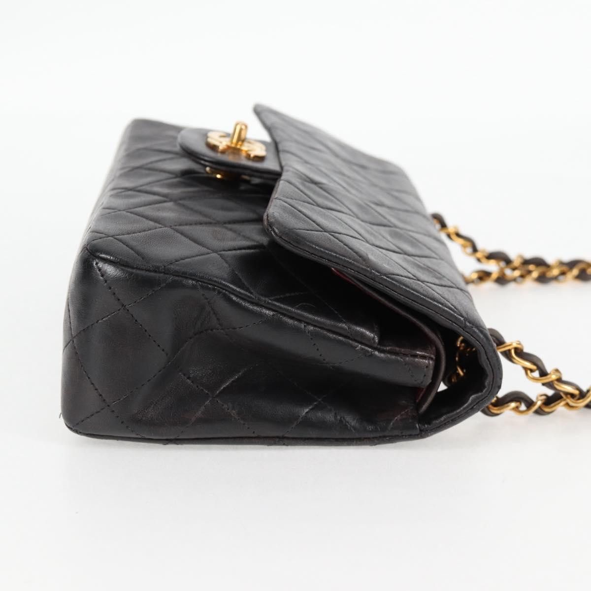 Chanel Chanel Vintage Classic Double Flap Bag Quilted Lambskin Size ONE SIZE - 5 Thumbnail