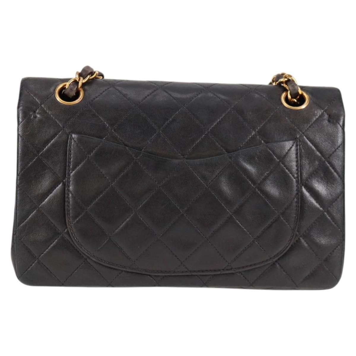 Chanel Chanel Vintage Classic Double Flap Bag Quilted Lambskin Size ONE SIZE - 3 Thumbnail