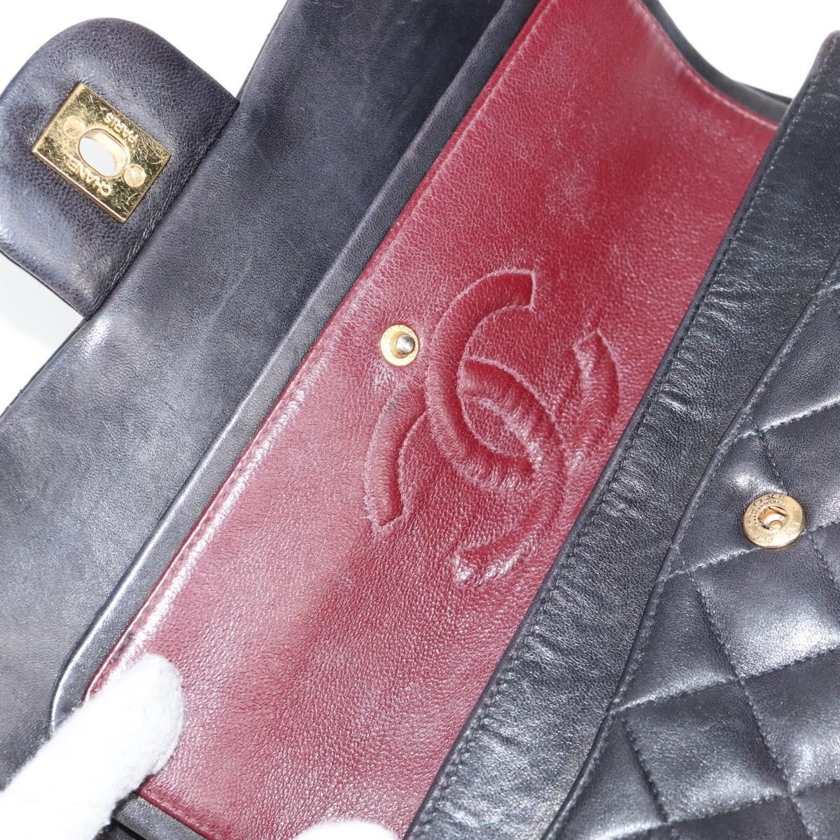 Chanel Chanel Vintage Classic Double Flap Bag Quilted Lambskin Size ONE SIZE - 25 Thumbnail