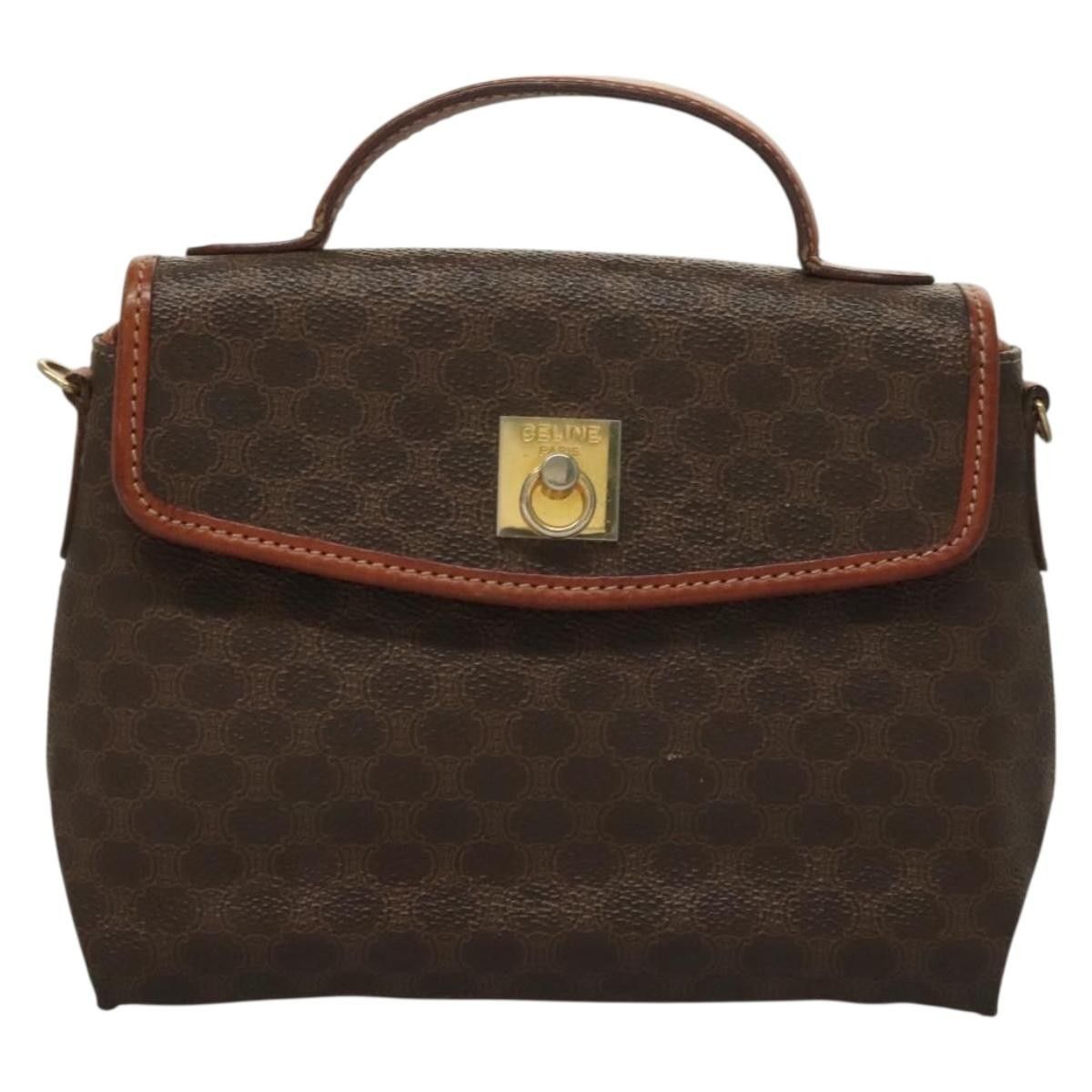 Celine Celine Triomphe vintage handbag Macadam canvas Size ONE SIZE - 18 Thumbnail