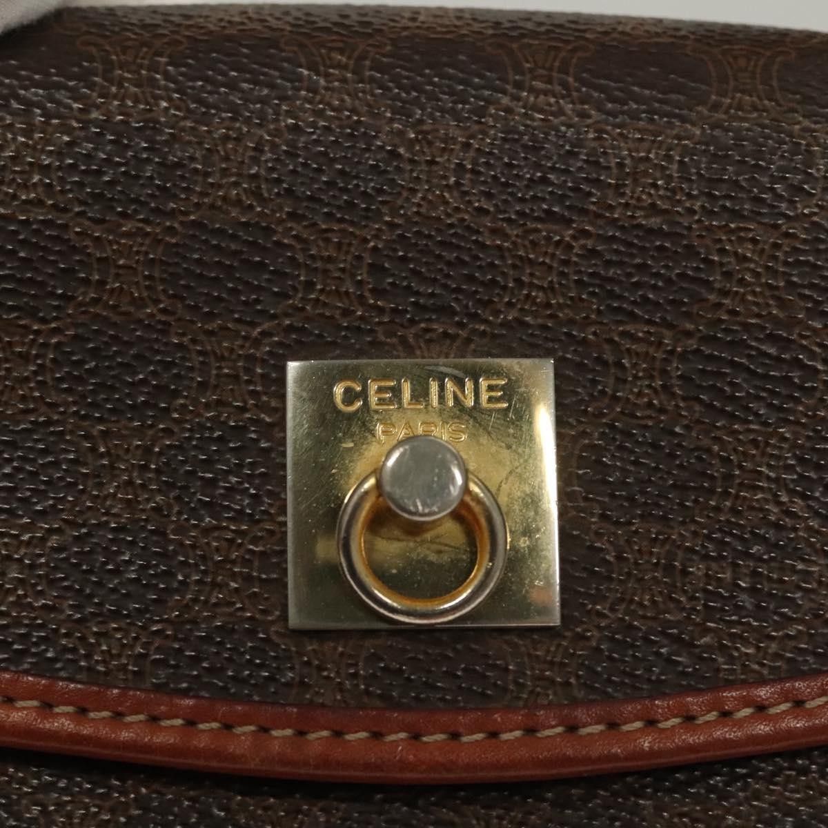 Celine Celine Triomphe vintage handbag Macadam canvas Size ONE SIZE - 12 Thumbnail